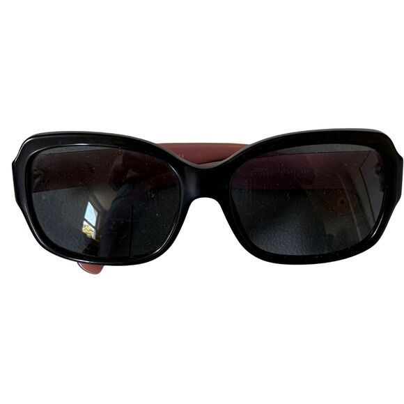 Coach Havana Black Rectangular Sunglasses Frames 57mm – Prescription Lenses - Picture 1 of 5